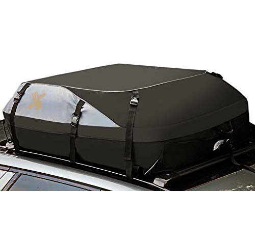 Waterproof Car Roof Bag Cargo Carrier with 6 Reinforced Straps Rooftop Luggage Car Roof Bag for All 