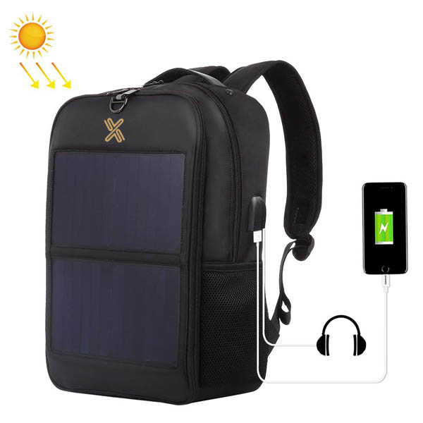 new style backpack with solar panel