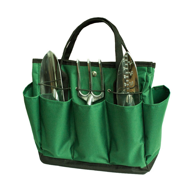 Garden Tote Large Organizer Bag with Side Pockets and Handles