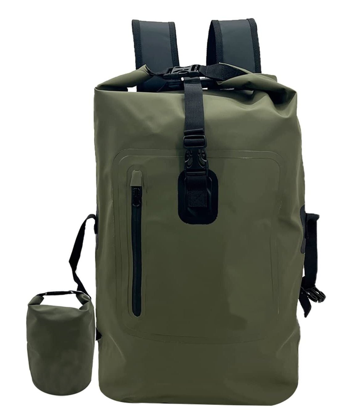 Waterproof Backpack Dry Bag 25L Roll Top Heavy Duty Waterproof Closure with Cushioned Padded 